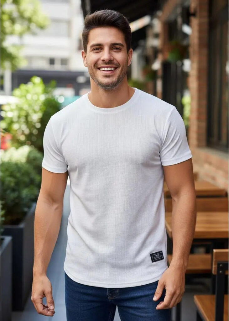 Remera Básicas Wafle Polo Liso Verano 100% Algodón Premium