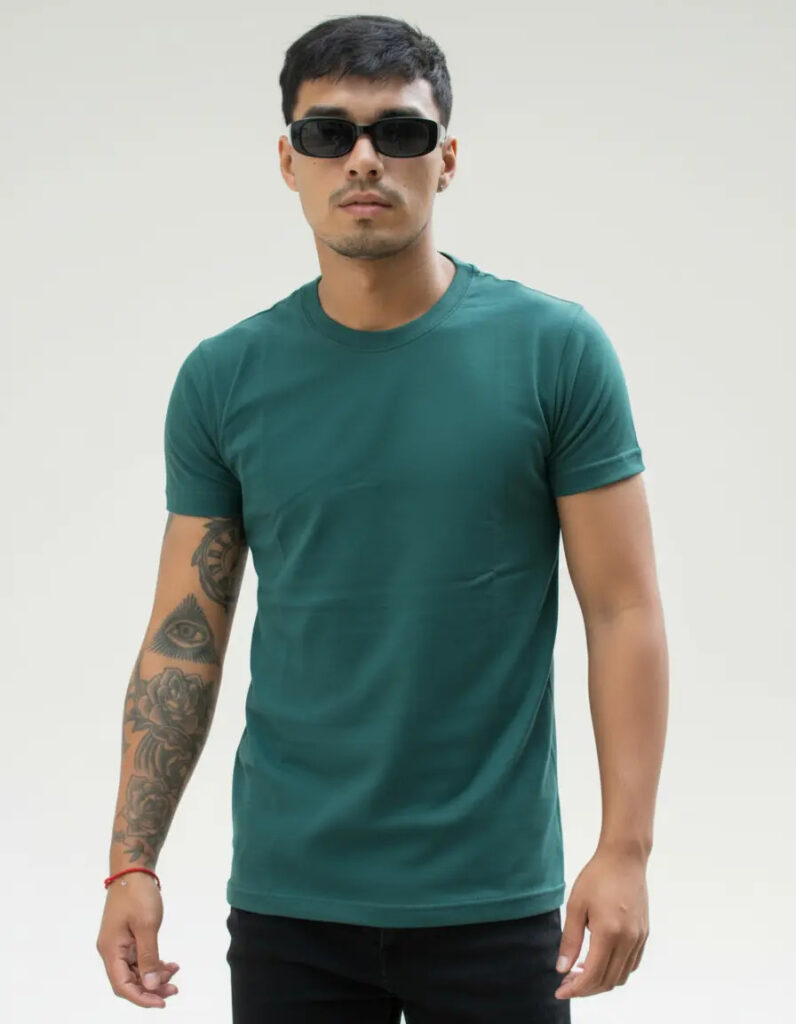 Remera Lisa Hombre Indumentaria Basica Premium Algodón %100