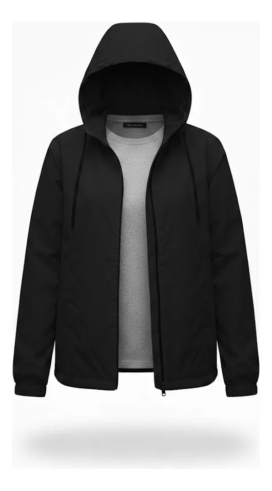 Campera Mujer Chaqueta Rompeviento Lisa 100 % Impermeable