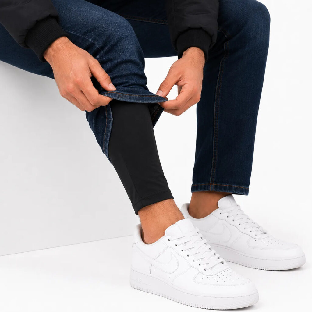 Calza Térmica Hombre Pantalo Liso Frisado Calidad Premium