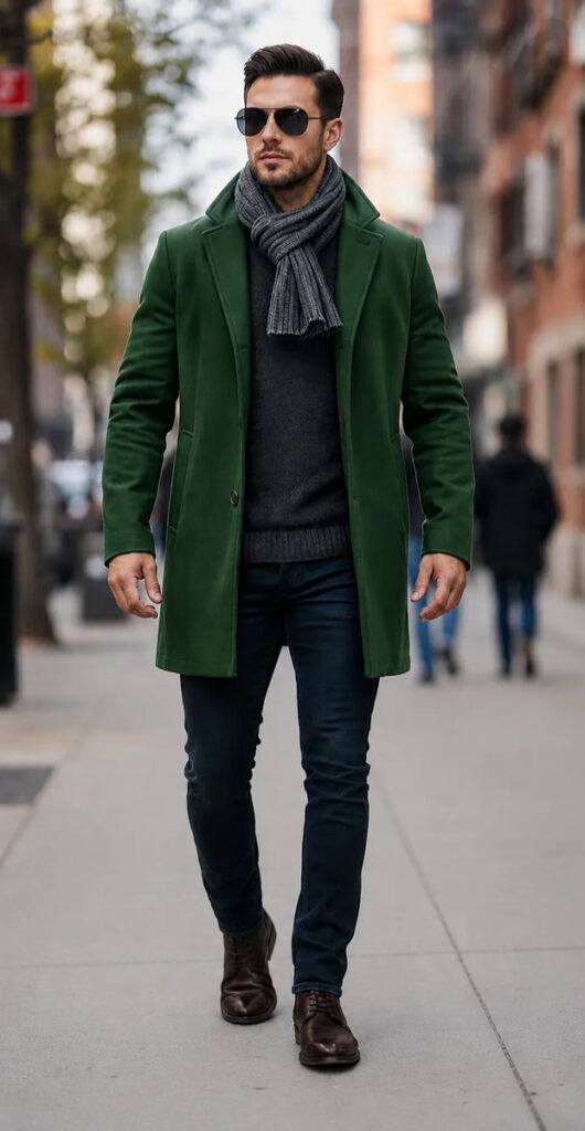 Tapado Hombre Paño Elastizado Abrigo Invierno Premium